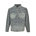 Louis Vuitton Monogram Washed Denim Jacket - Grey