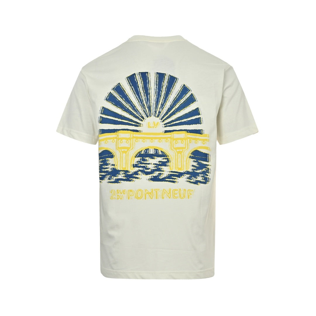 Louis Vuitton Multi-Print Short-Sleeve T-Shirt — Graphic Monogram Edition
