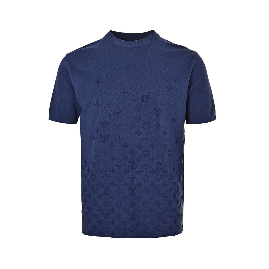 Louis Vuitton Monogram Jacquard T-Shirt — Marine