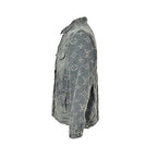 Louis Vuitton Monogram Washed Denim Jacket - Grey