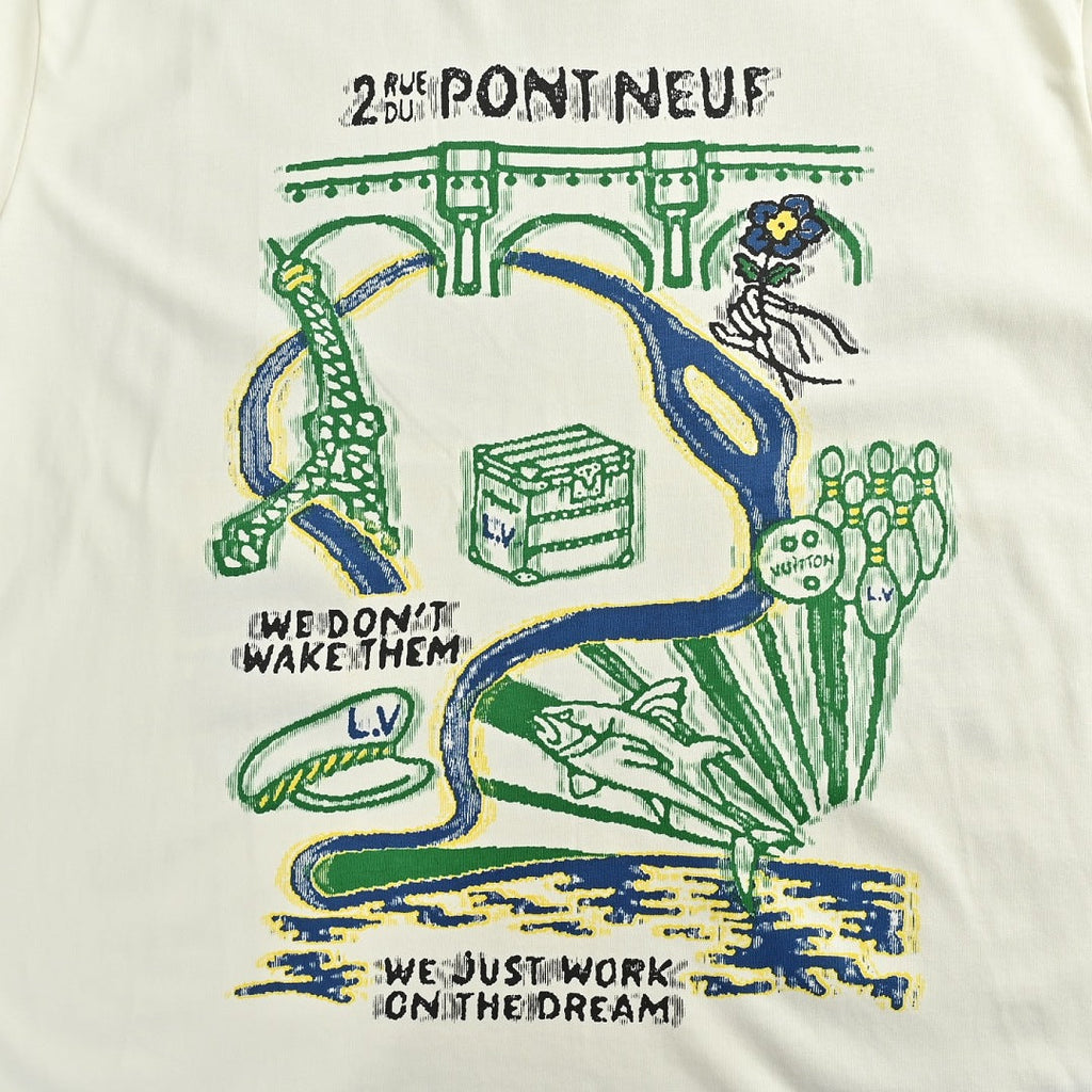 Louis Vuitton Multi-Print Short-Sleeve T-Shirt — Graphic Monogram Edition
