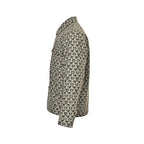 Louis Vuitton Monogram Textured Button Jacket - Beige