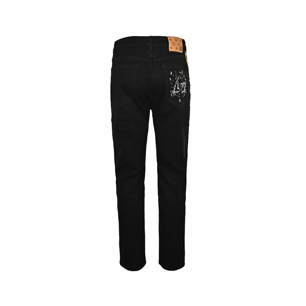 Louis Vuitton Straight-Leg Tailored Trousers - Black