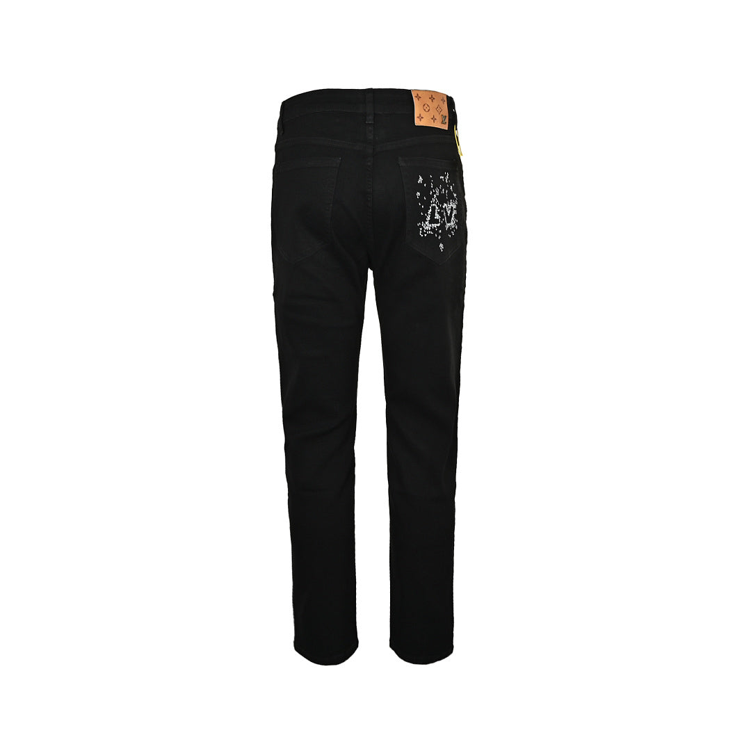 Louis Vuitton Straight-Leg Tailored Trousers - Black