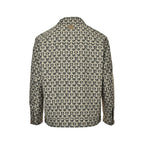 Louis Vuitton Monogram Textured Button Jacket - Beige