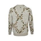 Louis Vuitton Pixel Mosaic Crewneck Sweater - Off White