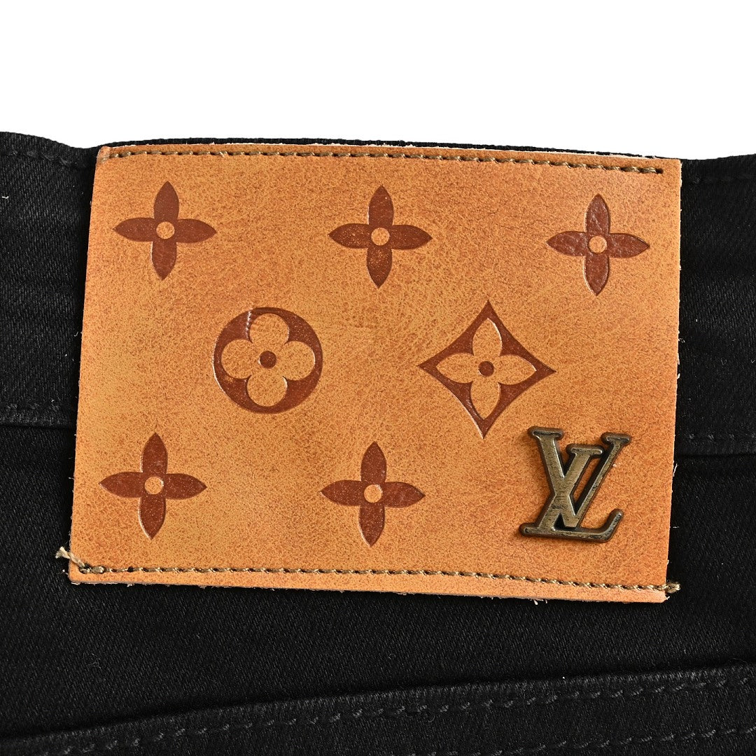Louis Vuitton Straight-Leg Tailored Trousers - Black