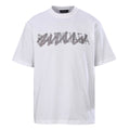 Balenciaga Double Logo Scribble Oversized T-Shirt – White