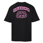 Balenciaga Graffiti Logo Oversized T-Shirt – Off-black