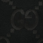 Gucci Black Monogram Jacquard Full-Zip Stand Collar Bomber Jacket