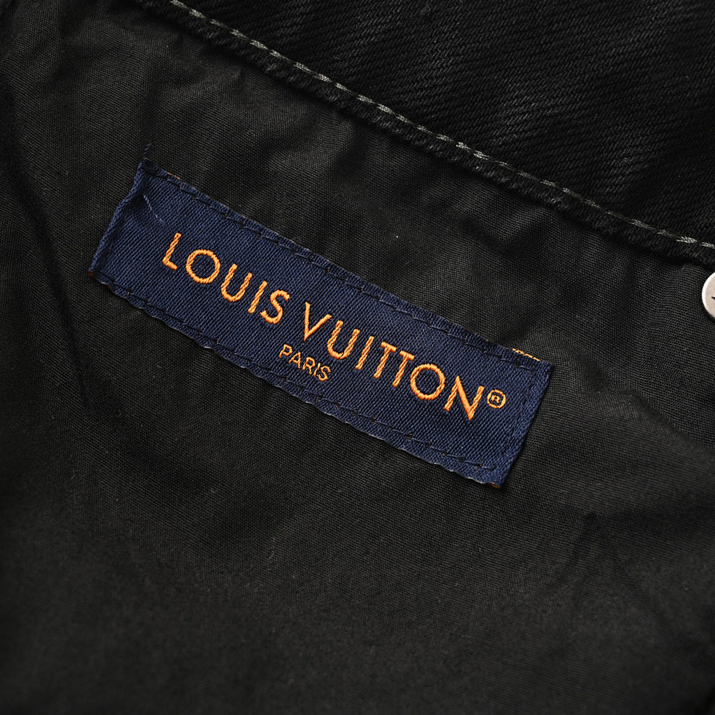 Louis Vuitton High-Waisted Straight-Leg Denim Trousers