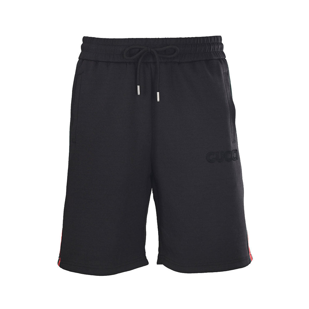 Gucci Web Stripe Technical Jersey Shorts – Black
