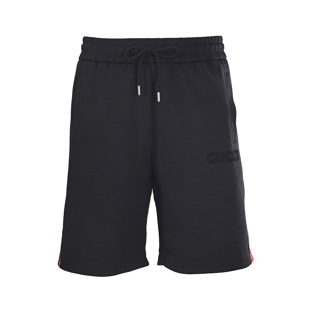 Gucci Web Stripe Technical Jersey Shorts – Black