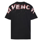 Givenchy 4G Graffiti Paint Splash Oversized T-Shirt – Black