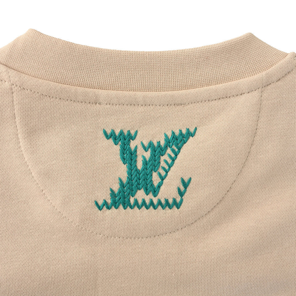 Louis Vuitton Marque Déposée Embroidered Crewneck Sweatshirt