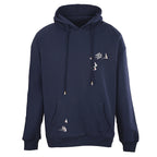 Louis Vuitton Sailboat Embroidered Pullover Hoodie — Navy