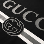 Gucci Belt-Print Short-Sleeve Top