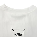 Balenciaga B Badge Patch Oversized T-Shirt – White