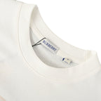 Burberry Short-Sleeve T-Shirt with Classic Check & Equestrian Knight Emblem