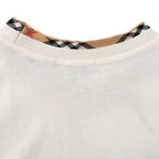 Burberry Check-Trim Neckline & Chest Pocket T-Shirt
