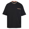 Burberry Check-Trim Neckline & Chest Pocket T-Shirt