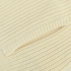 Gucci Ivory Ribbed Knit Full-Zip Track Jacket with Colorblock Stripe