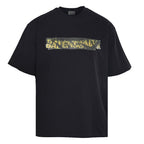 BALENCIAGA Green Tape Graffiti Short-Sleeve T-Shirt