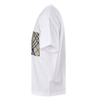 Burberry Short-Sleeve T-Shirt with Pocket & Equestrian Knight Embroidery