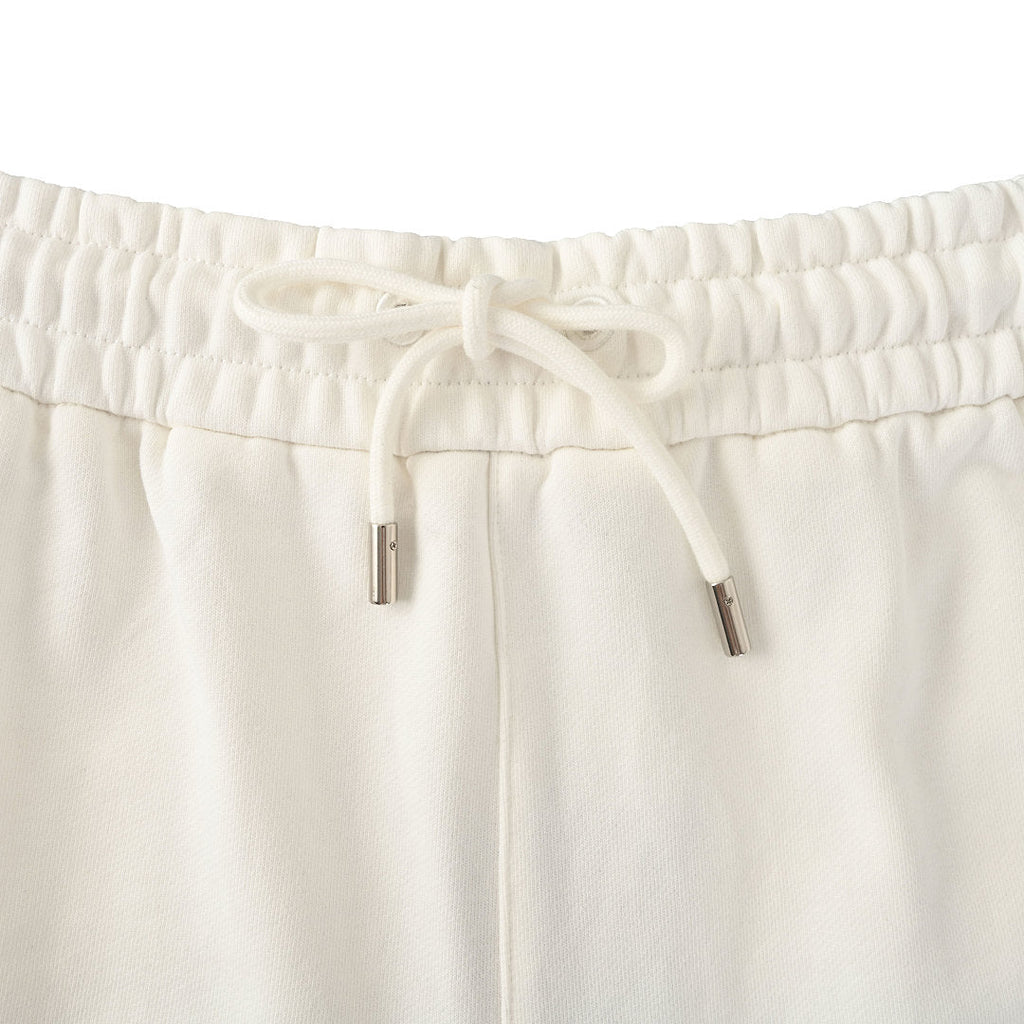Gucci Script Logo Patch Cotton Sweat Shorts – Off-White