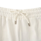 Gucci Script Logo Patch Cotton Sweat Shorts – Off-White