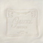 Gucci Script Logo Patch Cotton Sweat Shorts – Off-White