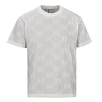Givenchy All-Over 4G Monogram Tonal Oversized T-Shirt – Light Grey