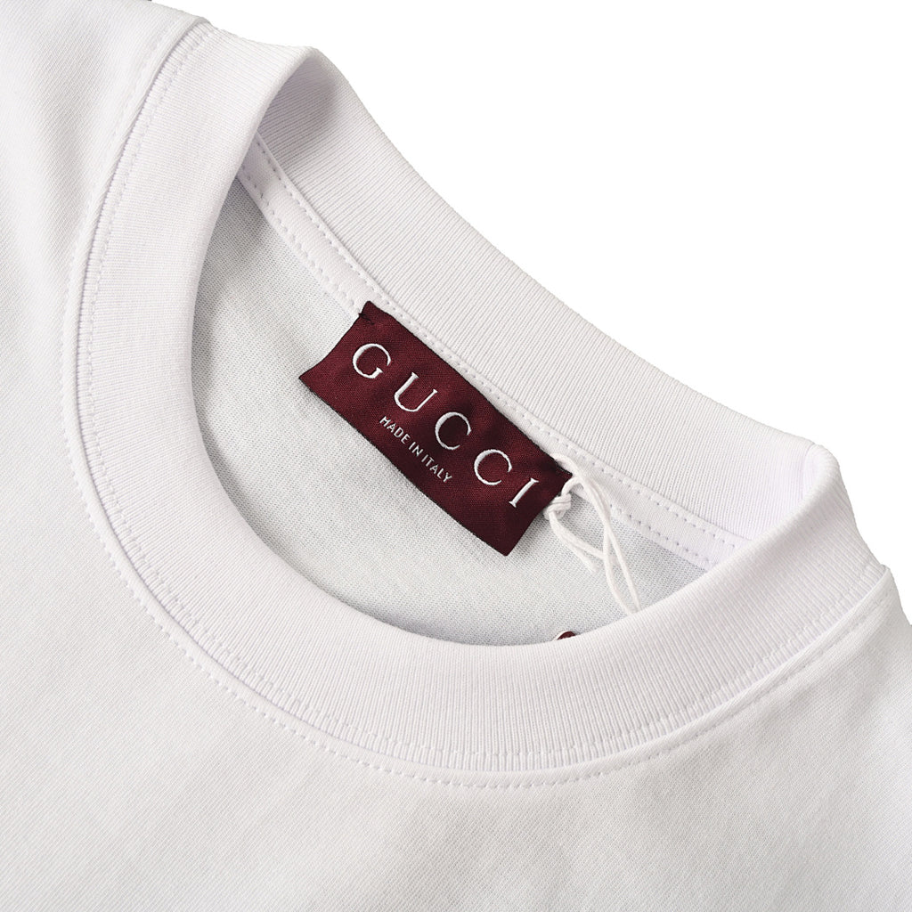 Gucci Horsebit & Web Detail Short-Sleeve T-Shirt