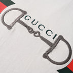 Gucci Horsebit & Web Detail Short-Sleeve T-Shirt