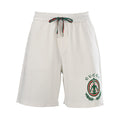 Gucci Crest Emblem Cotton Fleece Shorts – Off-White