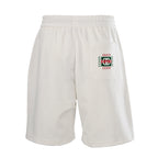 Gucci Crest Emblem Cotton Fleece Shorts – Off-White