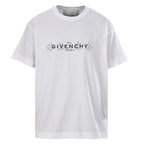 Givenchy Paris Star & Moon Logo Oversized T-Shirt – White