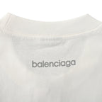 Balenciaga Reflective Sporty B Logo T-Shirt – White