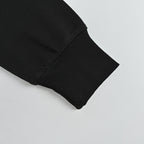 Gucci Black Heavyweight Cotton Serif Logo Print Crewneck Sweatshirt