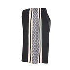 Gucci GG Monogram Jacquard Side Band Jersey Shorts – Black