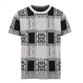 Givenchy 4G Monogram Jacquard Knit T-Shirt – Black & White