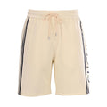 Gucci Script Logo Side Stripe Cotton Fleece Shorts – Off-White