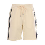 Gucci Script Logo Side Stripe Cotton Fleece Shorts – Off-White