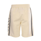 Gucci Script Logo Side Stripe Cotton Fleece Shorts – Off-White