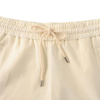 Gucci Script Logo Side Stripe Cotton Fleece Shorts – Off-White