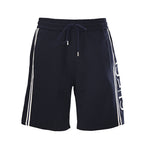 Gucci Script Logo Side Stripe Cotton Fleece Shorts – Black