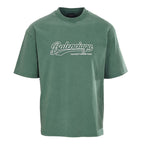 Balenciaga Property Design Team Script Logo T-Shirt – Forest Green