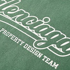 Balenciaga Property Design Team Script Logo T-Shirt – Forest Green