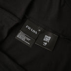PRADA Oval Embroidery Short-Sleeve Polo Shirt