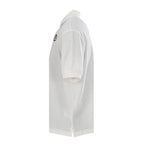 PRADA Oval Embroidery Short-Sleeve Polo Shirt